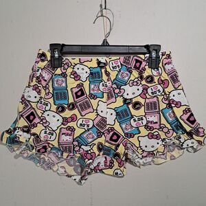 Hello Kitty I Love The 90s Sleep Shorts Small Pajamas Sanrio
